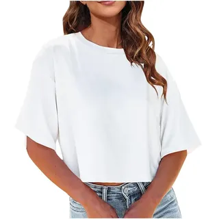 Neckholder Top Damen Aesthetic Clothes Langarmshirt Clean Girl Must Haves Tops Crop Stockholm Style Summer Sommer Eng