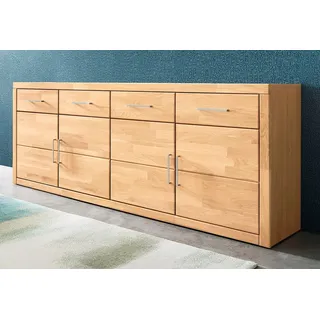 OTTO home Sideboard Trondheim 200 x 80 x 42 cm Braun / Beige