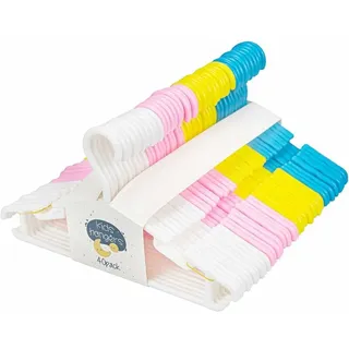 Kleiderbügel, Kinderkleiderbügel, 40 Babykleiderbügel, Aufbewahrung Aus Kunststoff, 28 Cm, Cmodihi
