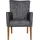 Armlehnstuhl King Polyester grau