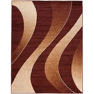 Mazovia Teppich CHEAP_K857A_2, 250x300, Kurzflor, Modern, Geometrisch braun 250x300
