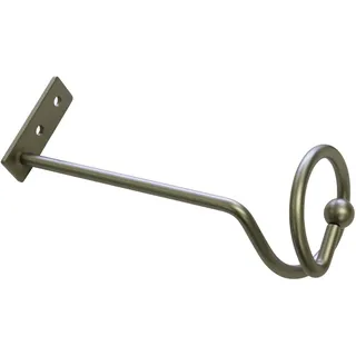 Gardinia Metall-Drapierhaken silber-matt 16 cm 2 Stück