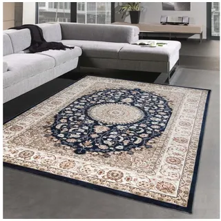 Carpetia Teppich Eleganter Orientteppich mit wunderschönen Verzierungen, in blau, rechteckig blau 200 cm x 290 cm
