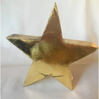 MIGROS Holzstern Stern Gold Weihnachten groß Shabby chic