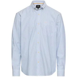 CAMEL ACTIVE Langarmhemd mit Streifenmuster Blau 3XL
