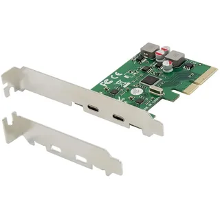 Conceptronic EMRICK08G 2-Port USB 3.2 Gen 2 Typ-C PCI-Express-Karte