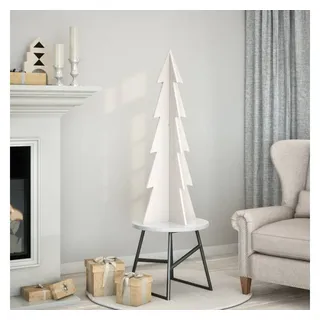 vidaXL Weihnachtsbaum zum Schmücken Weiß 112 cm