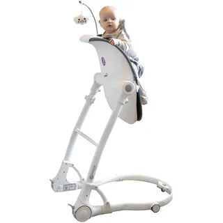 BabyUp® Anti-Reflux Baby Stuhl | Aufrechte Position bei Reflux und Koliken | Von Geburt bis 3 Jahre | Verstellbarer 70° Fütterstuhl, Umwandelbar in Hochstuhl