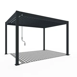 Weide Classic Pergola Voll Aliminium 3 x 4 m anthrazit 