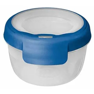Curver Grand Chef Frischebehälter Rund 0,25L Transparent/Dunkelblau - Transparent/Dunkelblau