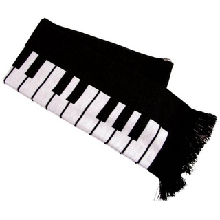 mugesh Schal Strickschal Tastatur, für Musikerinnen und Musiker
