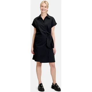 Cartoon Wickelkleid Schwarz 34