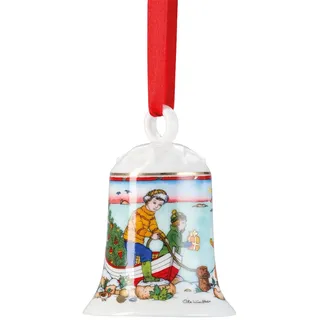 Hutschenreuther Porzellanglocke Weihnachtsglocke Glocke 2015 (Höhe ca. 7cm)