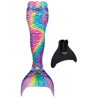 Fin Fun Meerjungfrau FANTASY RAINBOW HEAVEN L/XL - 27,5