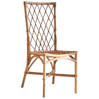 Tikamoon Esszimmerstuhl Rattan beige
