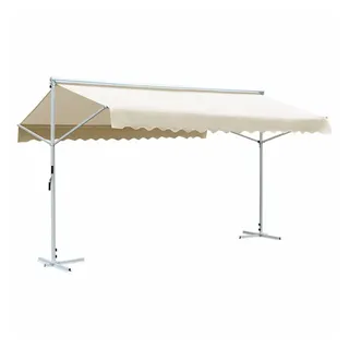 vidaXL Freistehende Markise 500 x 300 cm creme
