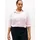 CRV ESS LINEN ROUND HEM SHIRT in großen Größen oversize lila 5XL 50