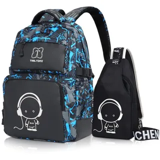 ASGE Schulrucksack grün