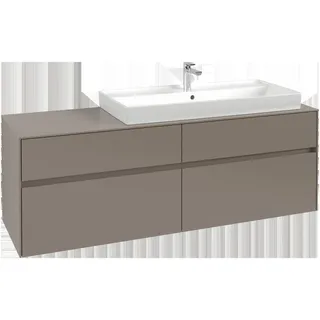Villeroy & Boch Waschbeckenunterschrank 4 Auszüge 160 x 54,8 x 50 cm Wine Red