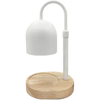 Sharplace Kerzenwärmer Lampe mit 2 Glühbirnen, Wachswärmer Duftlampe, Duftlampe für Kerzen in Gläsern, elektrischer Kerzenwärmer Tischdekoration für Schlafzimmer Yoga SPA, Weiß