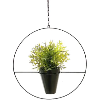 DanDiBo Ambiente Blumenampel Ø 40 x 40 cm Schwarz