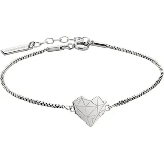 Liebeskind Berlin Armband Herz Edelstahl silber 20 cm