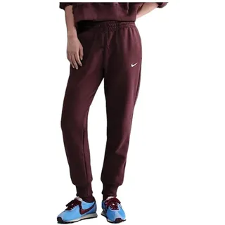 Nike NSW Phoenix Fleece Hose Burgundy Crush/Sail M