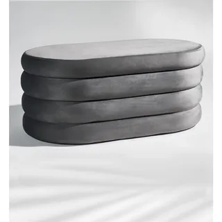 Blumtal Sitzhocker Blumtal Samt 45 x 42,5 x 110 cm Grau