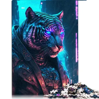 1000 Teile Puzzles für Erwachsene Tigermann Puzzles für Erwachsene Papppuzzles Familienspiele Weihnachten Geburtstagsgeschenke (Größe 26x38cm)