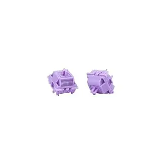 GATERON Smoothie-Serie Tastaturschalter (Grape Smoothie, 110) | Taktile leise, RGB-LED, 5-polig, werkseitig vorgeschmiert, volles POM-Material, kompatibel mit mechanischen MX-Tastaturen
