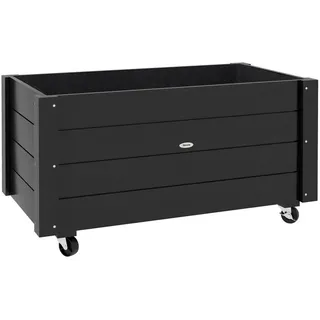 Outsunny Hochbeet 89 x 48 x 47 cm Schwarz