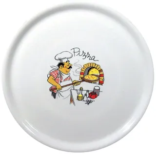 Saturnia Pizzateller Napoli 31 cm weiß 6er Set