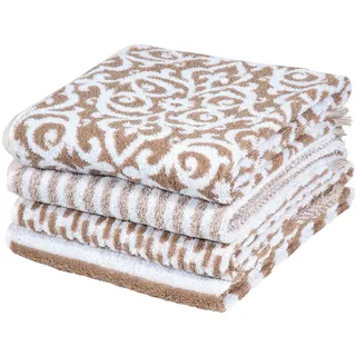 PAD FAMILY Badetuch 70 x 140 cm grau 4 St.