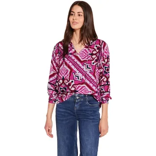 STREET ONE Damen A344663 Print Tunika Bluse, Magnolia pink, 36 - 36