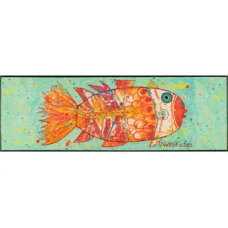 Wash+Dry Funky Fish 60 x 180 cm Mehrfarbig