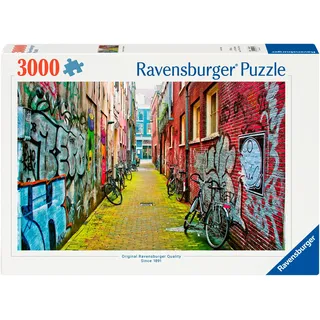 Ravensburger Erwachsenenpuzzle 3000 Teile - Street Art in Amsterdam