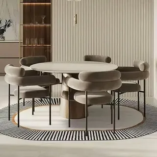 Ovaler Teppich für Wohnzimmer, weich, rutschfest, Kurzflor-Teppich, Büro, Schlafzimmer, Waschküche, Nachttisch, Heimdekoration, 160 x 230 cm, modern, abstrakt, Beige