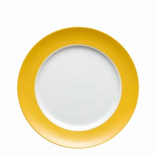 Thomas Porzellan Speiseteller Speiseteller 27 cm - SUNNY DAY Yellow - 1 Stück, (1 St), Porzellan, spülmaschinenfest und mikrowellengeeignet gelb