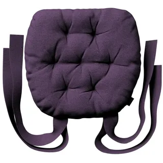 Dekoria Stuhlkissen Martin 40 x 37 cm Violett