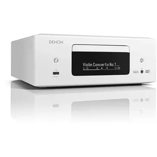 Denon RCD-N12DAB (Stereo, DAB, DAB+, FM), AV Receiver, Weiss
