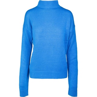 URBAN CLASSICS Kapuzenpullover Damen Ladies Oversize Turtleneck Sweater (1-tlg) blau XXL