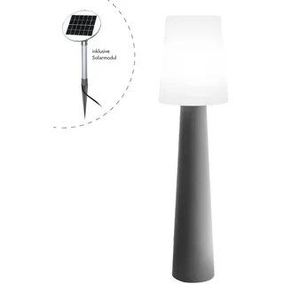 8 seasons DESIGN LED Solar Stehleuchte No. 1 grau 32569S