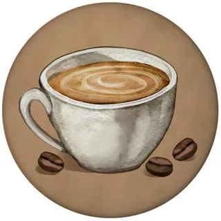 speecheese Magnet Kaffeetasse Café Deko Guten Morgen Cappuccino Vintage | Kaffeebohnen Design