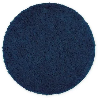 WohnDirect Runde, Dunkelblau, Textil, Rund, 56x56 cm, Oeko-Tex® Standard 100, Badtextilien, Badematten