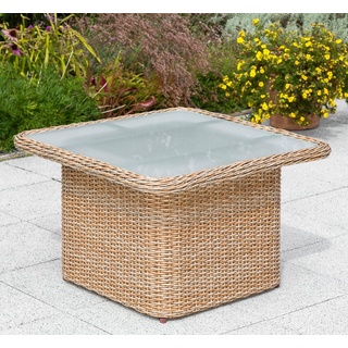 MERXX Gartentisch Duplex Tisch, 71x72 cm beige