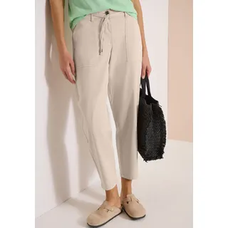 Cecil Style Scarlett Comfort Fit Stoffhose Beige 31 28
