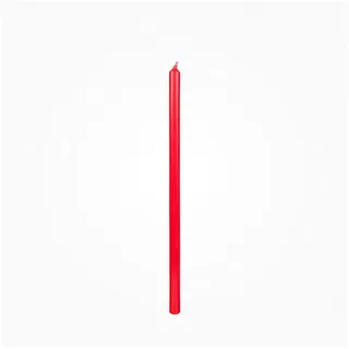 Jaspers Kerzen Variantkerzen rot 280 x 12 mm, 6 Stück