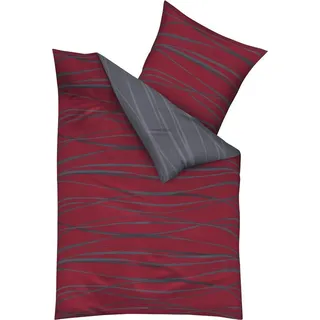 KAEPPEL Motion Feinbiber rubin 155 x 220 cm + 80 x 80 cm