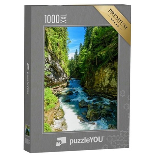 puzzleYOU Puzzle Schlucht Breitachklamm, Bayern, Deutschland, 1000 Puzzleteile, puzzleYOU-Kollektionen Allgäu
