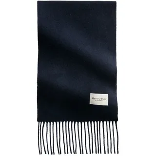 Marc O'Polo Damen, blau (maritime blau), Web, Wolle, Modetücher, mit langen Fransen